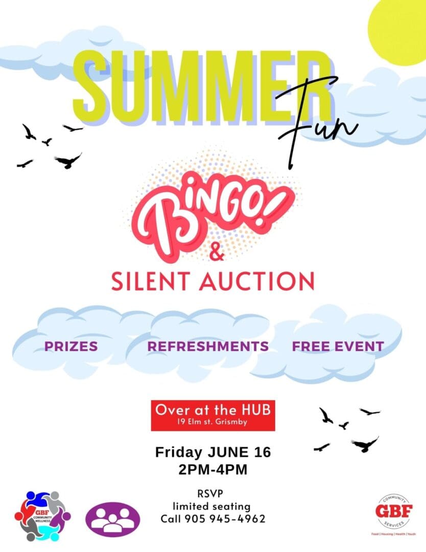 Bingo and Summer Fun Silent Auction